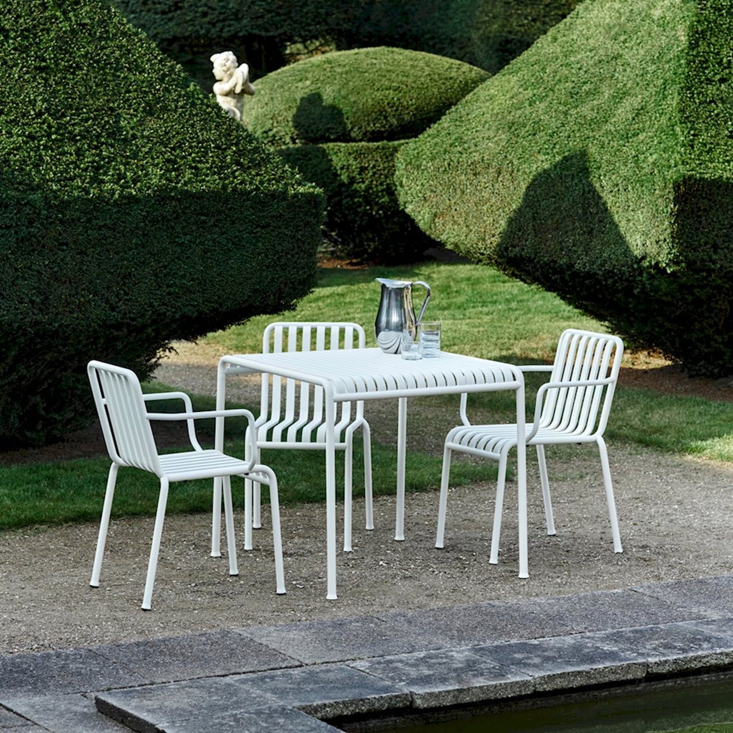 HAY Palissade Armchair Outdoor-Stuhl mit Armlehnen