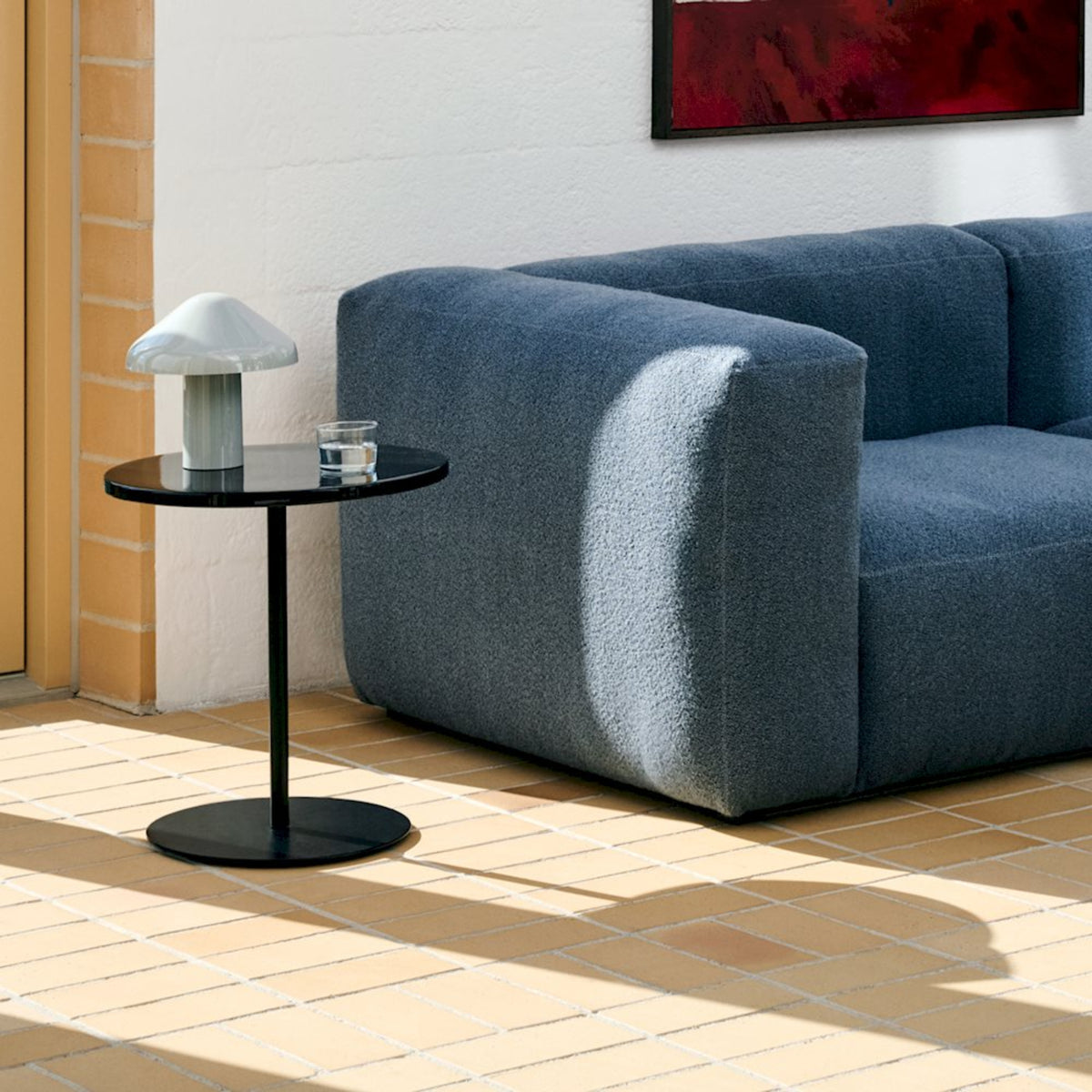 Hay Pyro Coffee Table Beistelltisch Platte Porzellan Fuß Stahl In- & Outdoor