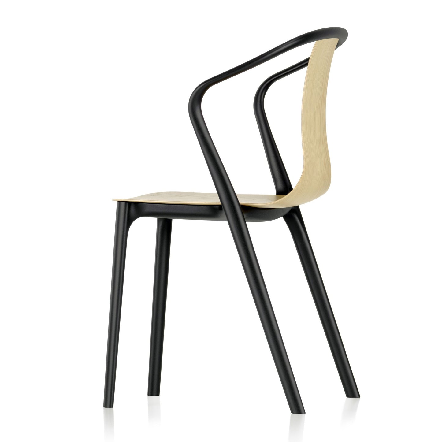 Vitra Belleville Chair Stuhl Kunststoff / Holz stapelbar Indoor & Outdoor