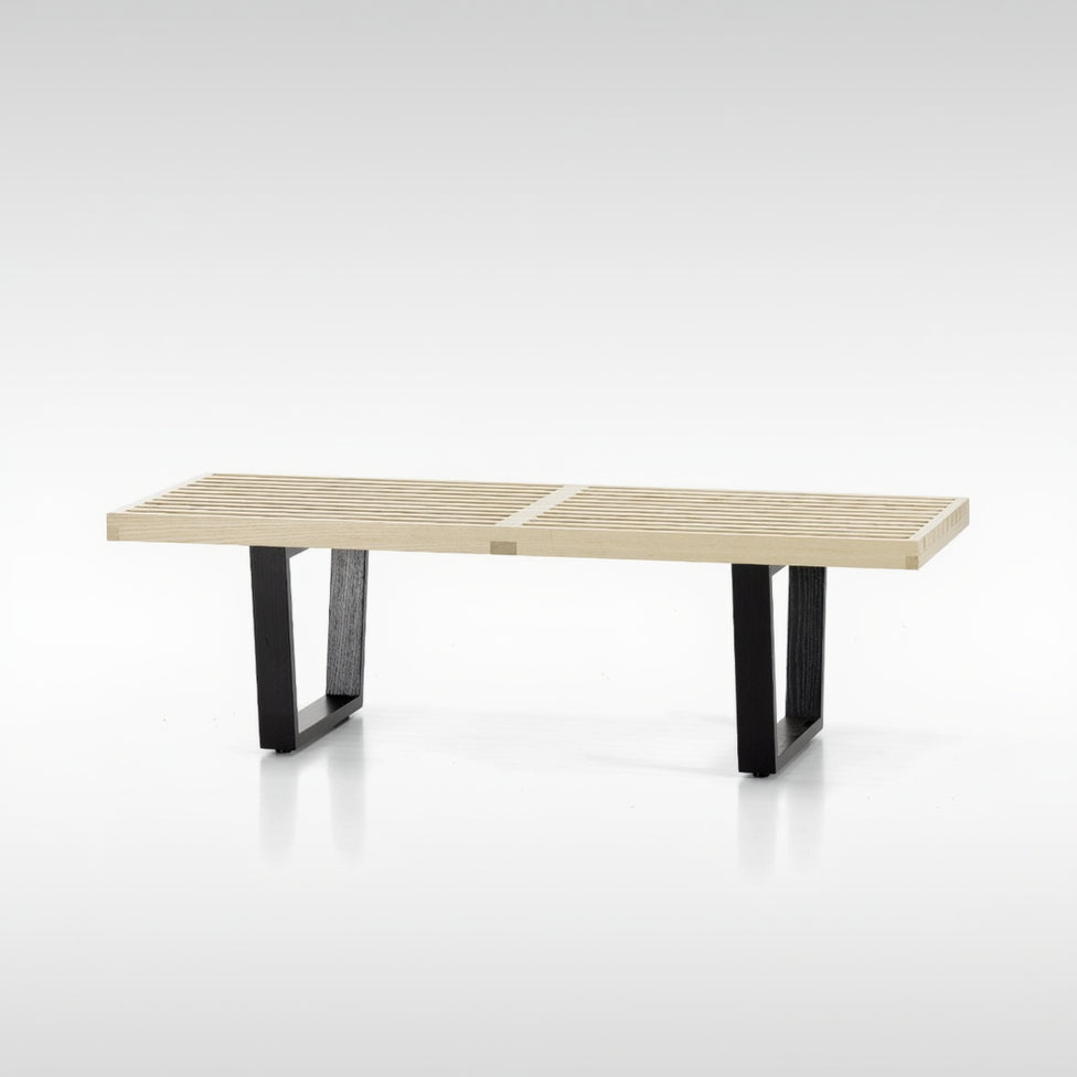 Vitra Nelson Bench Sitzbank Esche Natur/Schwarz