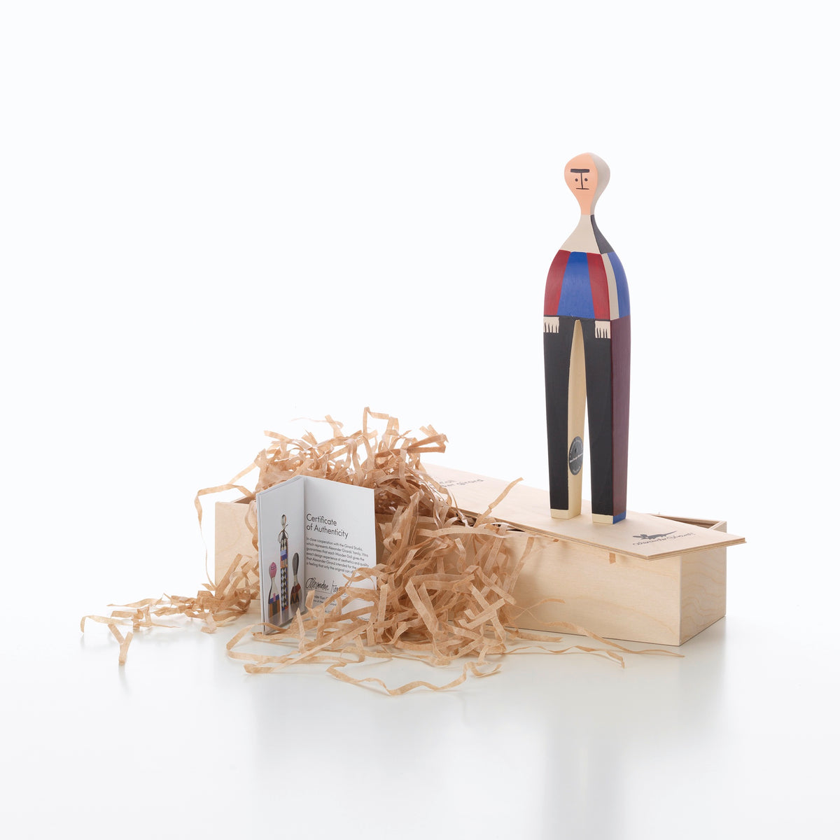 Vitra Wooden Dolls No. 22 exklusive limitierte Holzfigur bunt bemalt
