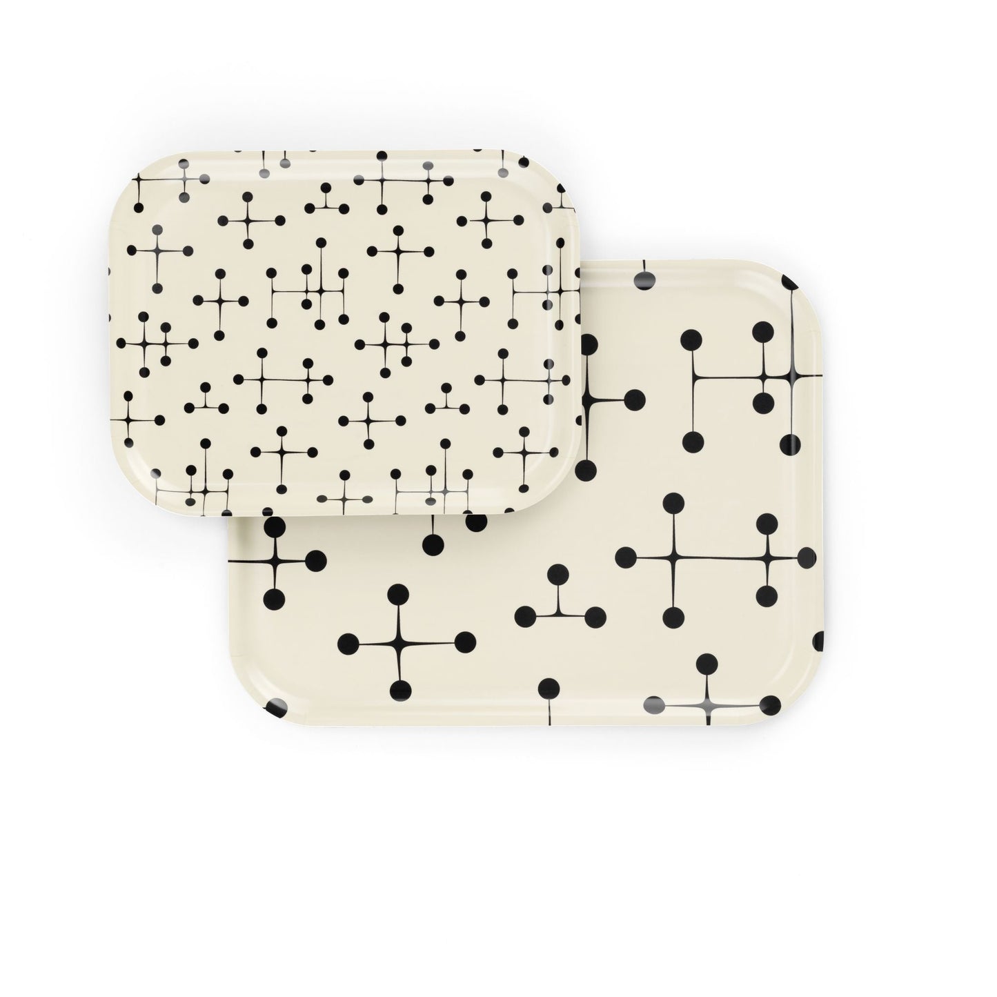Vitra Classic Tray medium Serviertablett mittel Schichtholz Eames Dot Pattern