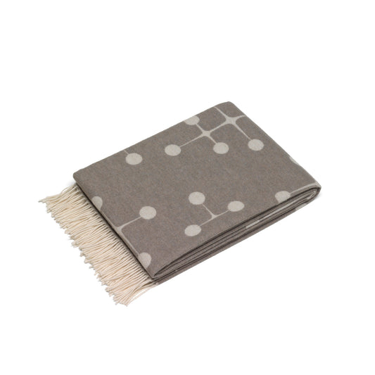 Vitra Eames Wool Blanket Dot Pattern Wolldecke taupe beige gepunktet