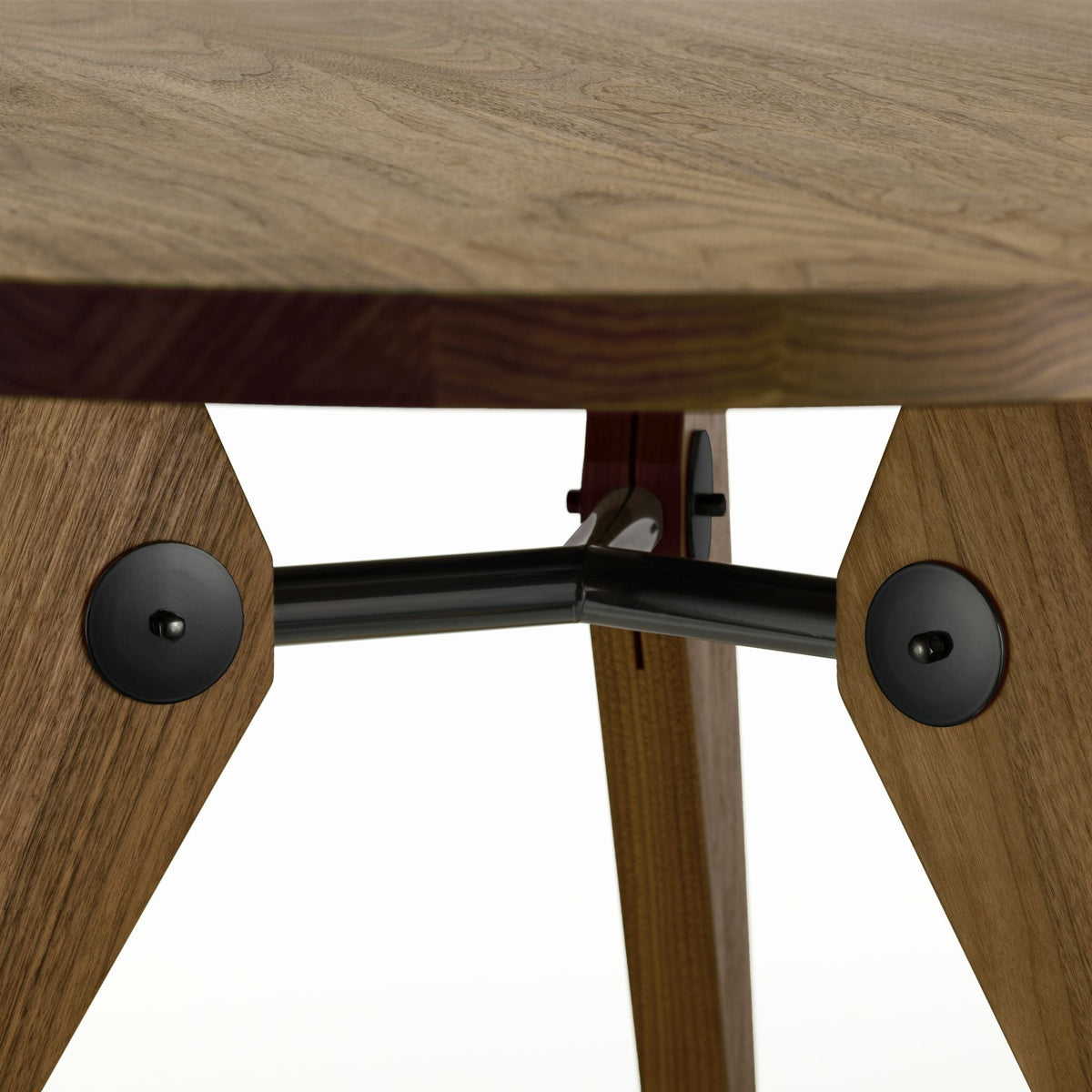 Vitra Guéridon Table runder Besprechungstisch / Esstisch Holz