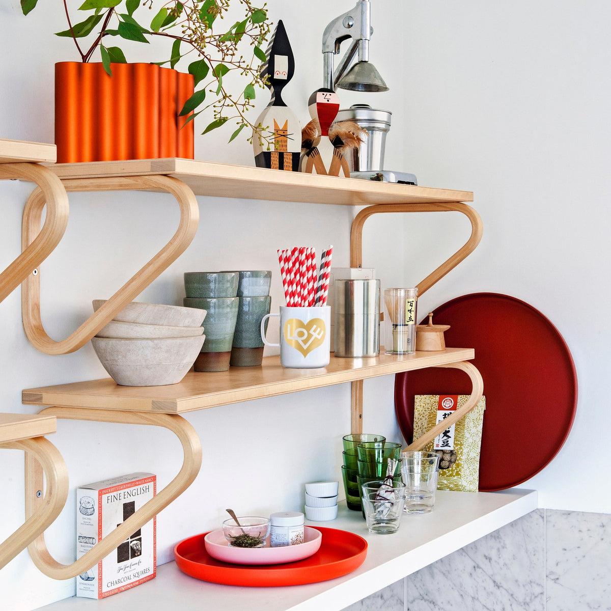 Vitra Coffee Mugs Alexander Girard Kaffeebecher Porzellan