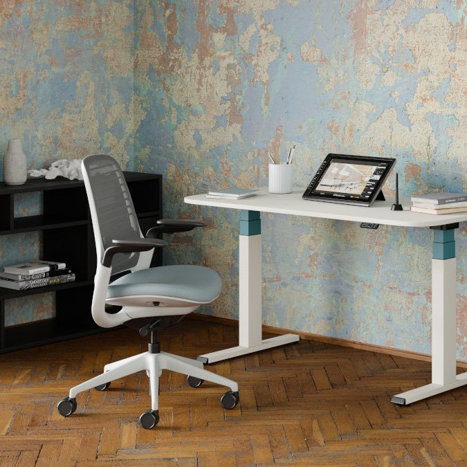 Steelcase Series 1 Bürostuhl Rückenlehne Netz mit Armlehnen