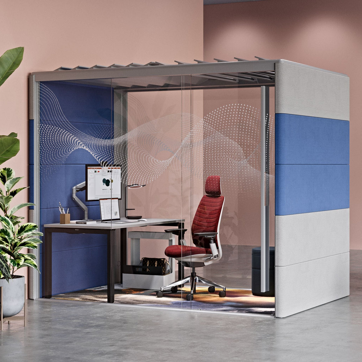 Steelcase Series 2 Bürostuhl mit Armlehnen Sitz & Rückenlehne gepolstert