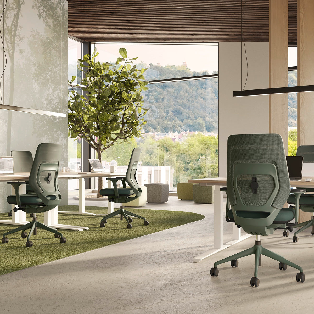 fm asiento Bürostuhl 3D Rücken Netzstrick supersoft - konfigurierbar