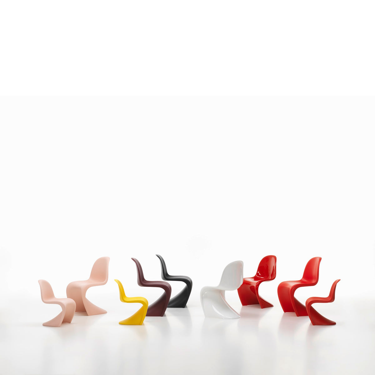 Vitra Panton Chair Classic Stuhl glänzend lackiert Originalversion
