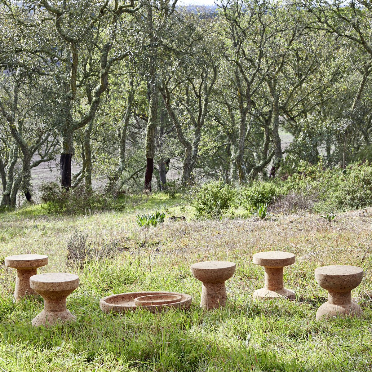 Vitra Cork Bowls Schale large Kork natur