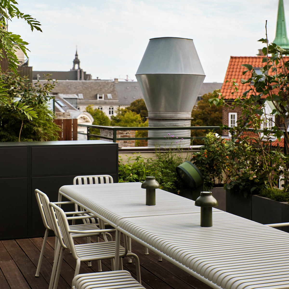 HAY Palissade Table Outdoor-Tisch Stahl 170 x 90 H 75cm