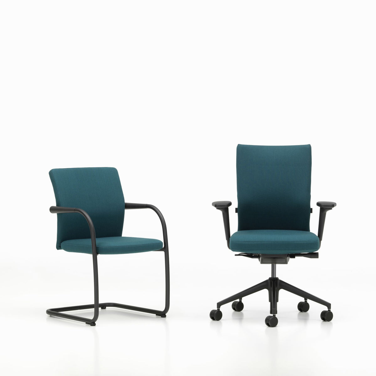 Vitra ID Soft Bürostuhl Sitz- und Rückenlehne gepolstert Bezug Volo