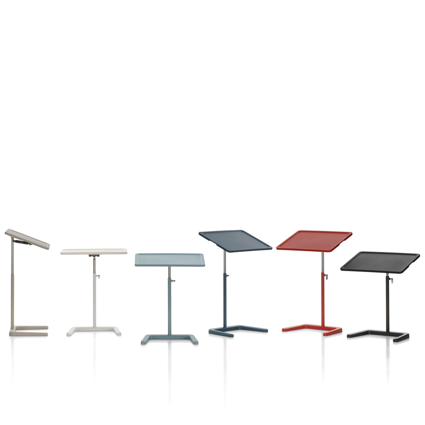 Vitra NesTable Beistelltisch Kunststoff Stahl höhenverstellbar