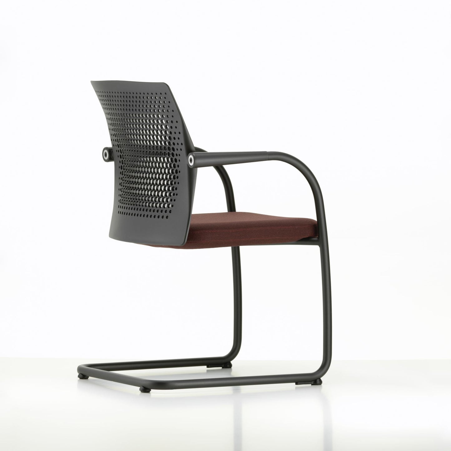 Vitra ID Visitor Air Freischwinger Kunststoffrücken gelocht wahlweise stapelbar