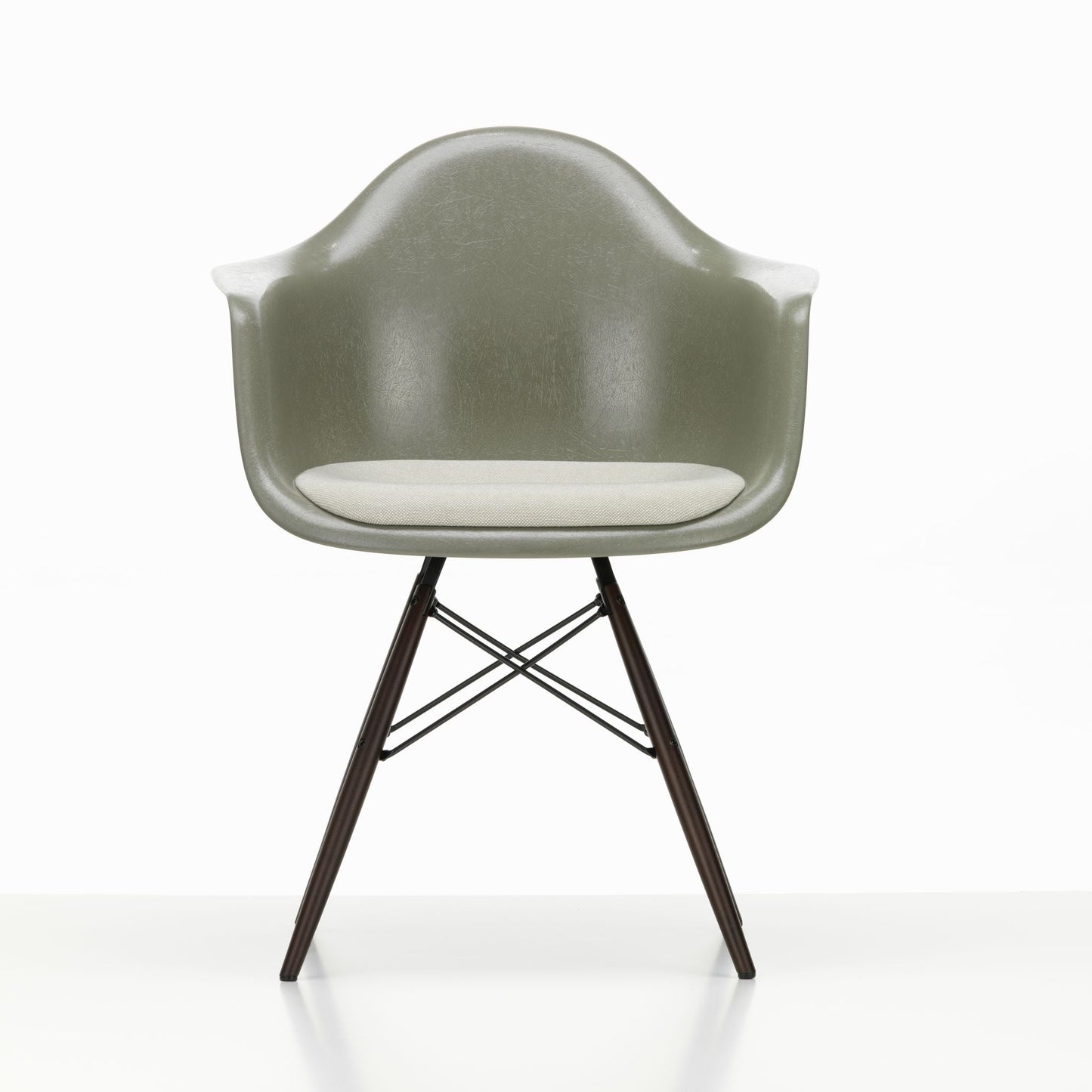 Vitra Eames Fiberglass Armchair 4 Gestellvarianten & Sitzpolster optional