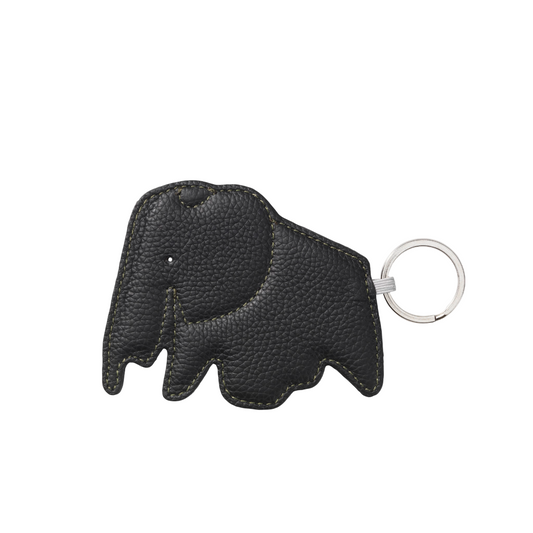 Vitra Key Ring Schlüsselanhänger nero Elephant Rindsleder