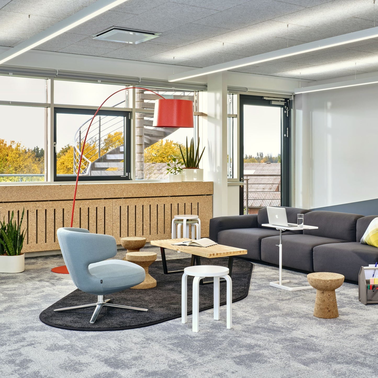 Vitra Nelson Bench Sitzbank Esche Natur/Schwarz