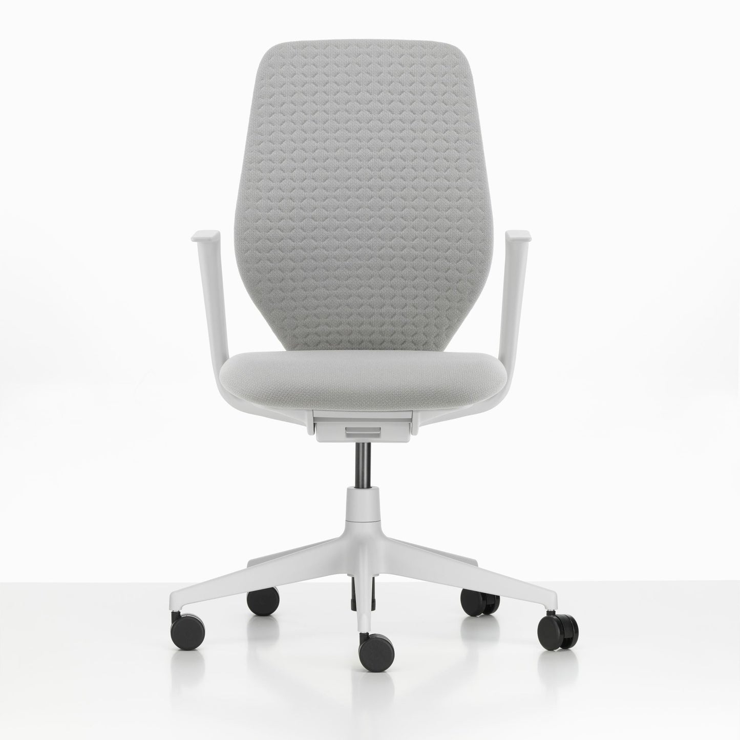 Vitra ACX Soft Bürostuhl Sitz gepolstert Grid Knit Rücken Softpolster Quilted Knit