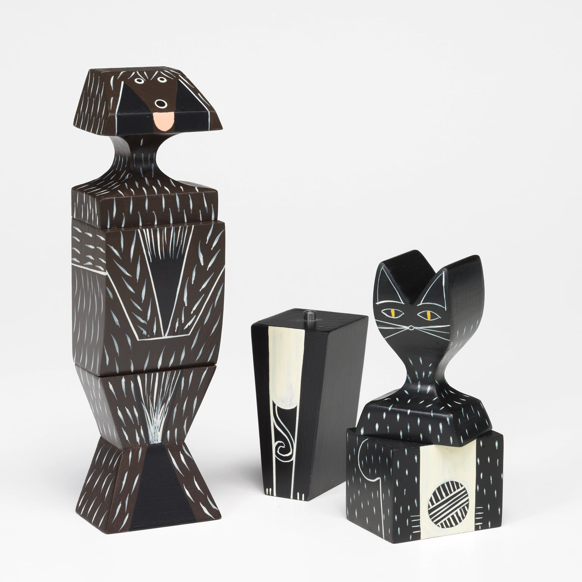 Vitra Wooden Dolls Dog exklusive limitierte Holzfigur handbemalt