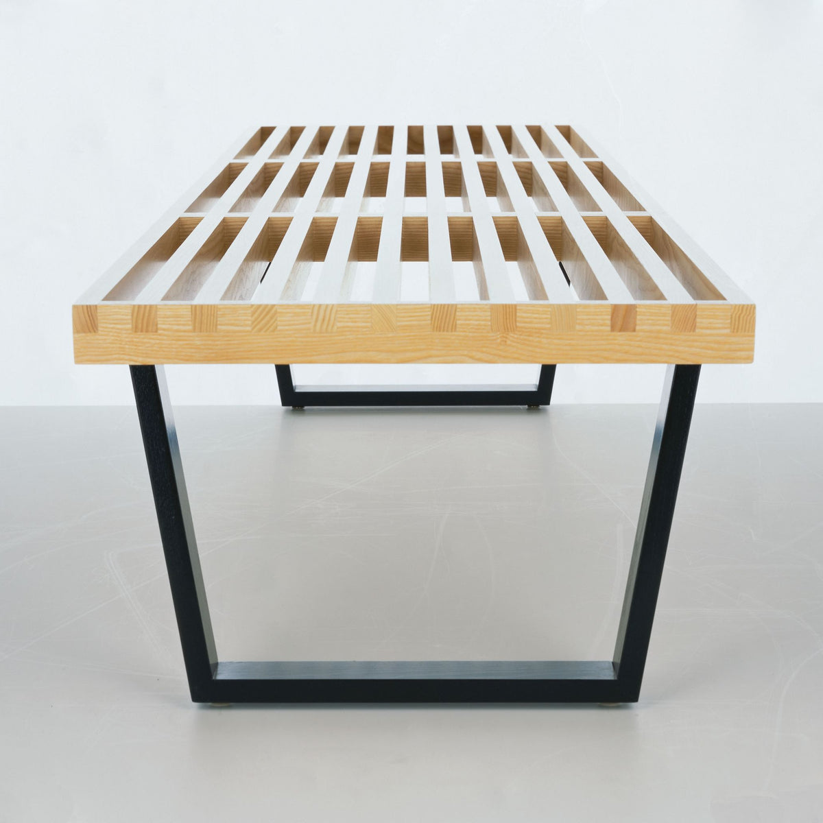 Vitra Nelson Bench Sitzbank Esche Natur/Schwarz