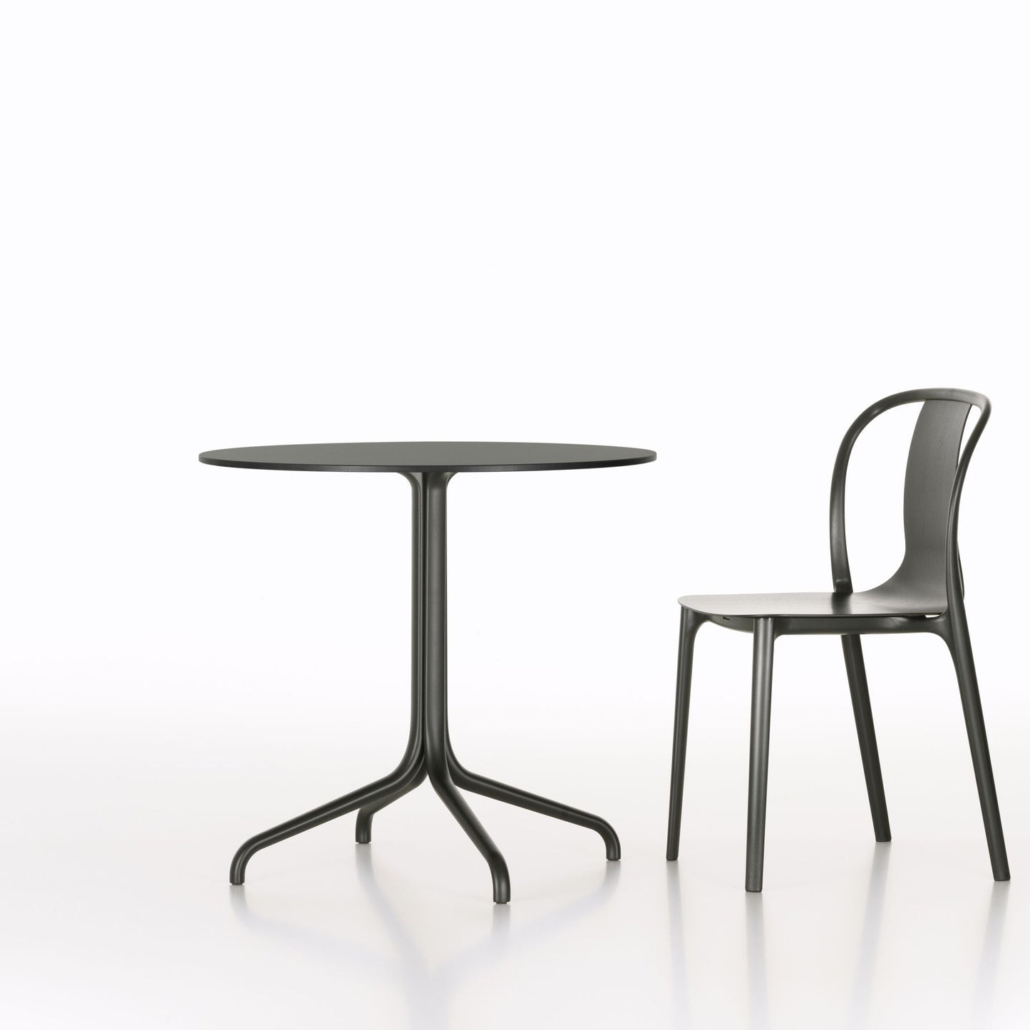 Vitra Belleville Chair Stuhl Kunststoff / Holz stapelbar Indoor & Outdoor