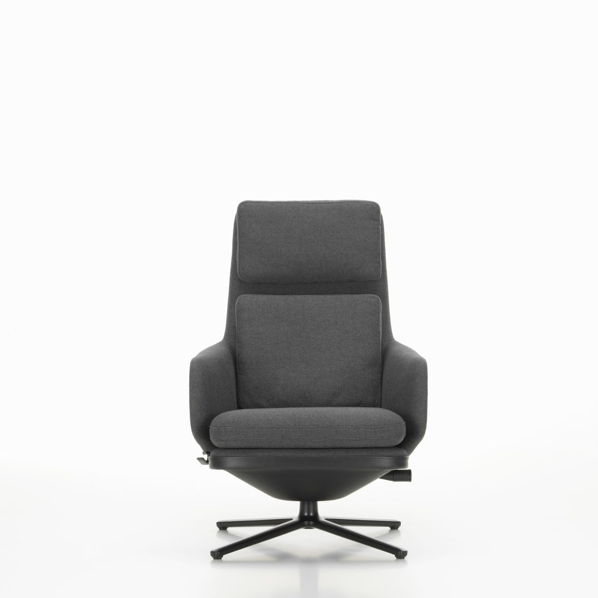 Vitra Grand Relax Loungesessel drehbar mit Ottoman hoher Sessel & Hocker