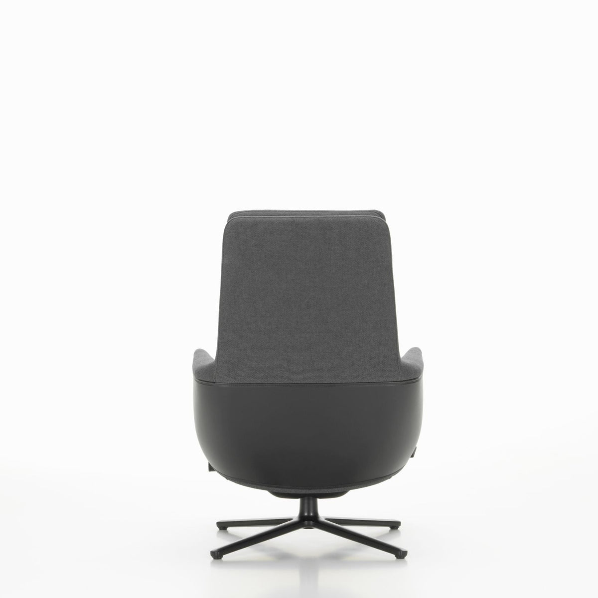 Vitra Grand Relax Loungesessel drehbar mit Ottoman hoher Sessel & Hocker