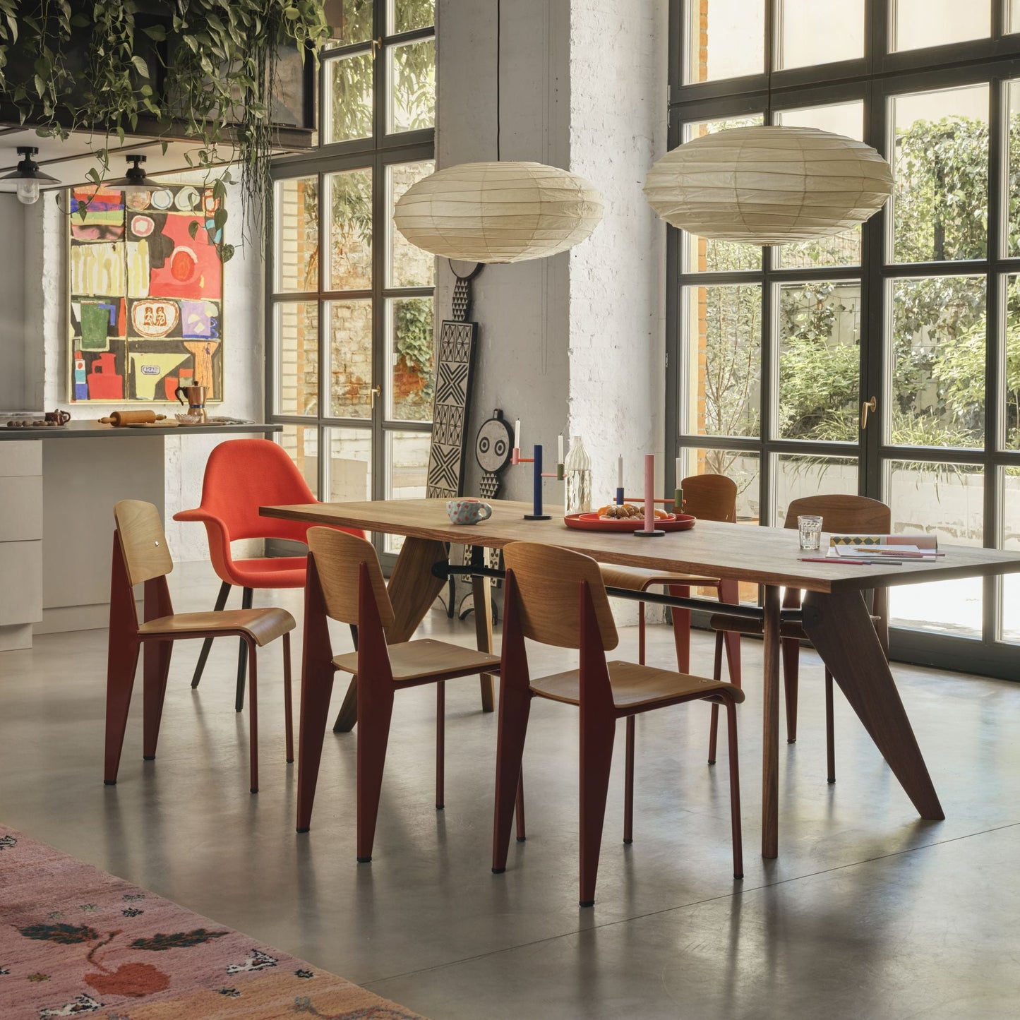 Vitra Table S.A.M. Bois Besprechungstisch / Esstisch Holz