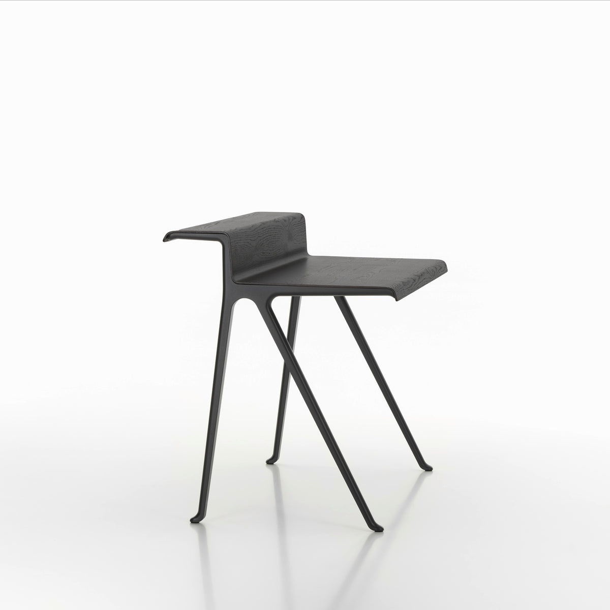 Vitra Courier Schreibtisch Eiche dunkel natur