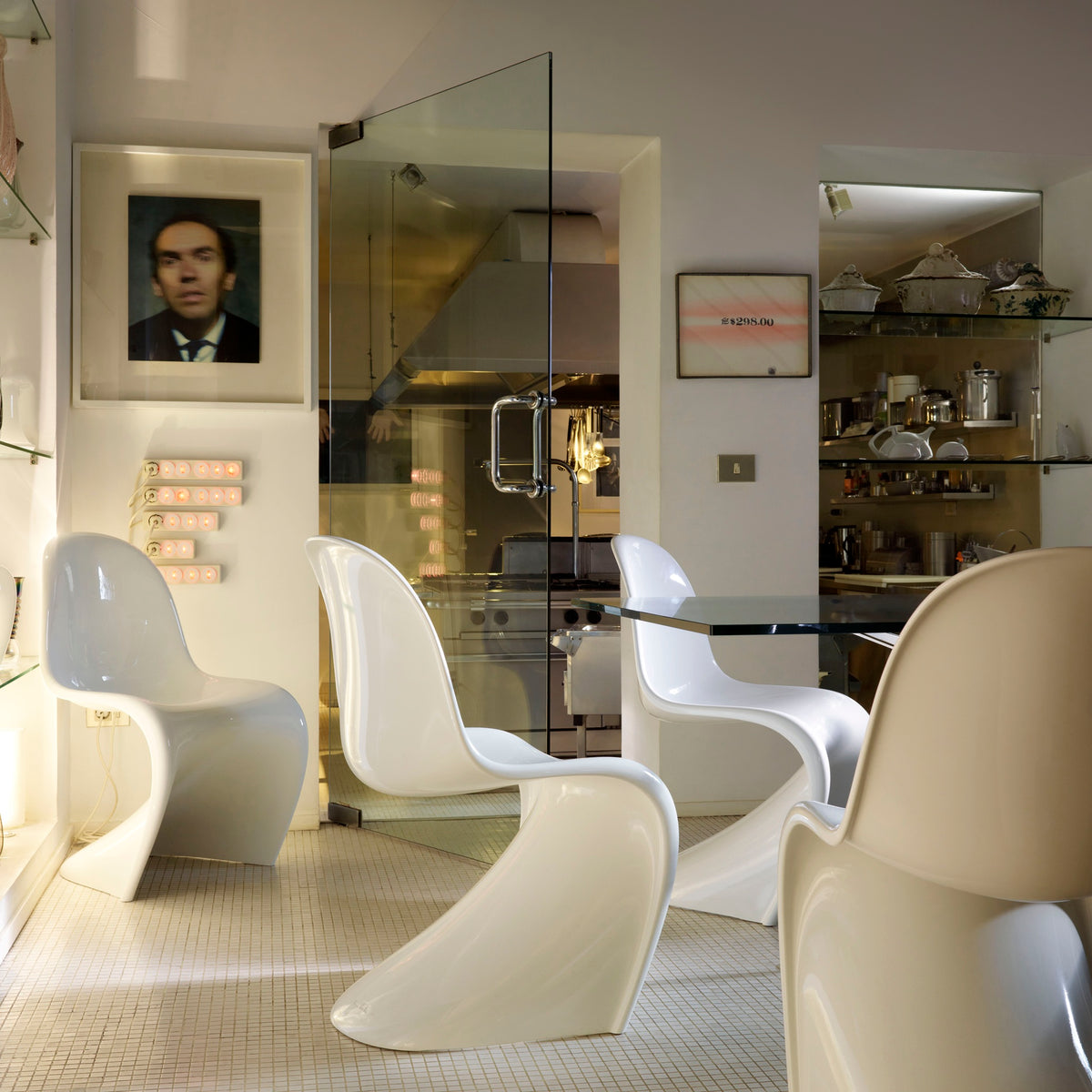 Vitra Panton Chair Classic Stuhl glänzend lackiert Originalversion