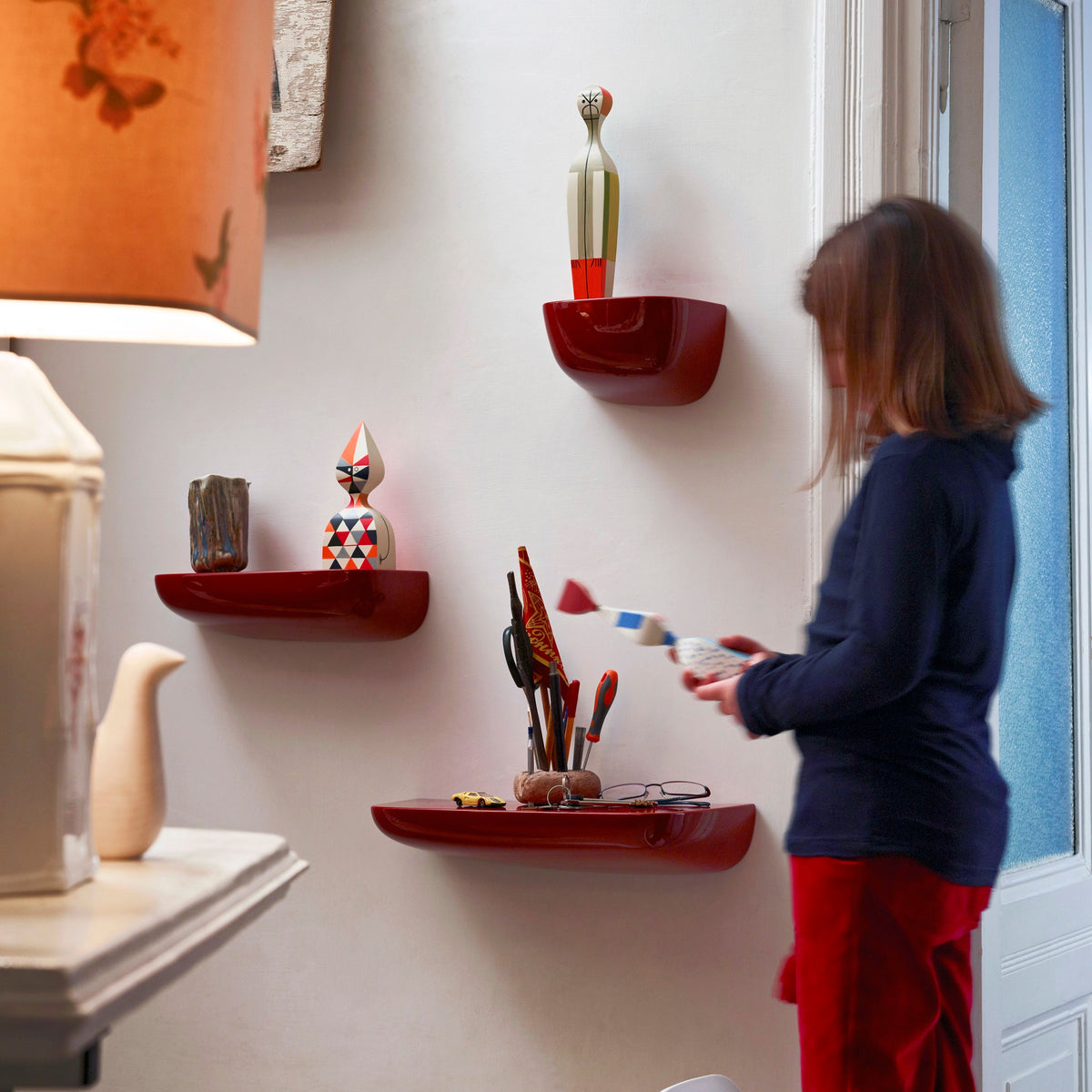 Vitra Wooden Dolls No. 14 exklusive limitierte Holzfigur bunt bemalt