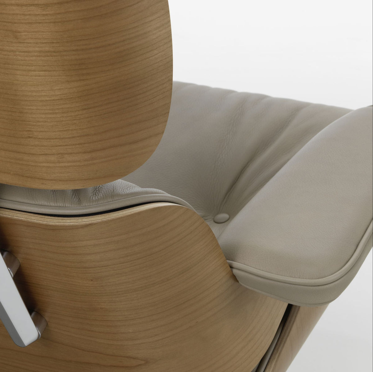 Vitra Eames Lounge Chair Relax-Sessel einzeln Stoff / Leder & Furnier