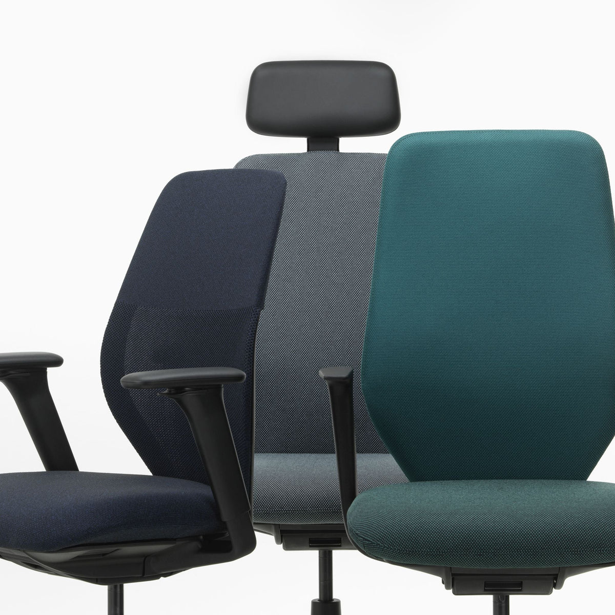 Vitra ACX Pad Bürostuhl Sitz und Rückenlehne gepolstert Plano