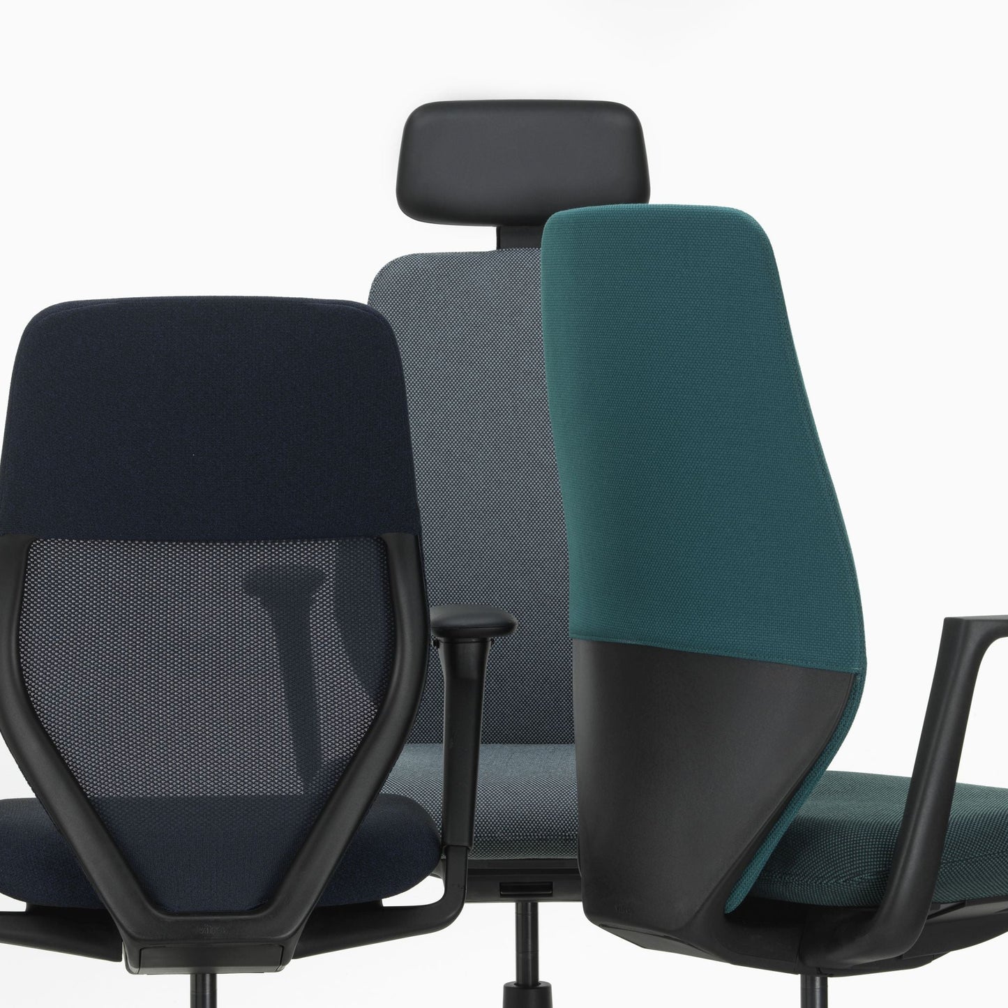 Vitra ACX Pad Bürostuhl Sitz und Rückenlehne gepolstert Plano