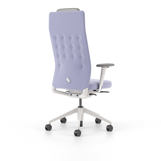 Vitra ID Trim L Bürostuhl hohe Rückenlehne mit Kopfstütze Bezug Volo