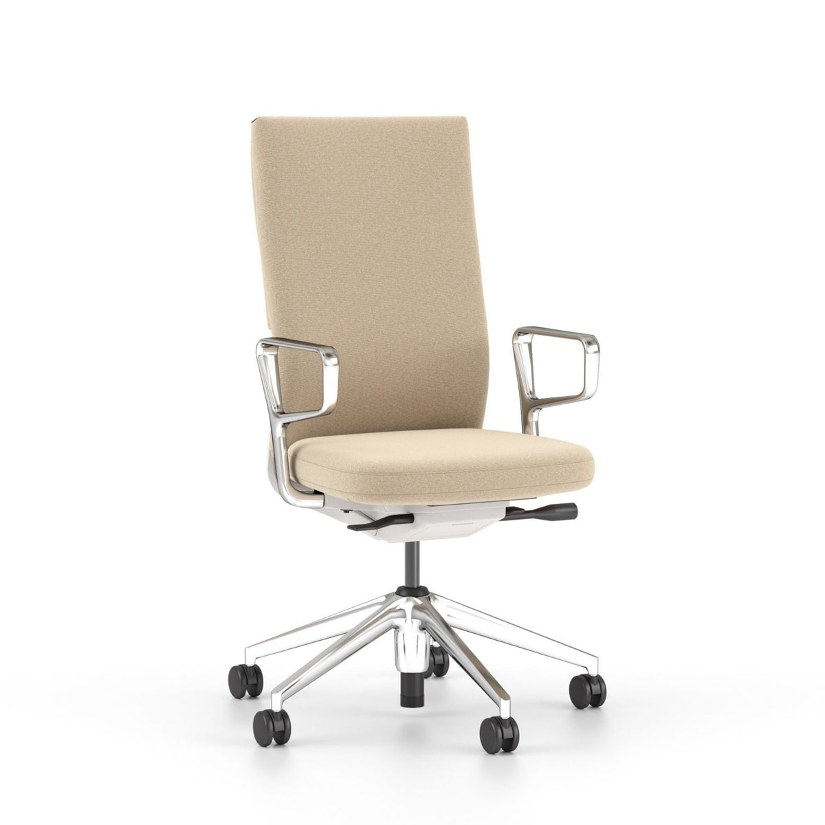 Vitra ID Soft L Bürostuhl hohe Rückenlehne gepolstert Bezug Laser RE