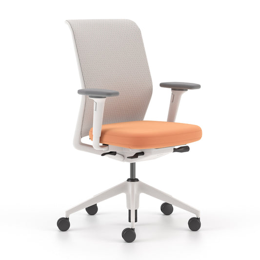 Vitra ID Mesh Bürostuhl mit Netzrücken Diamond Mesh Sitzbezug Volo
