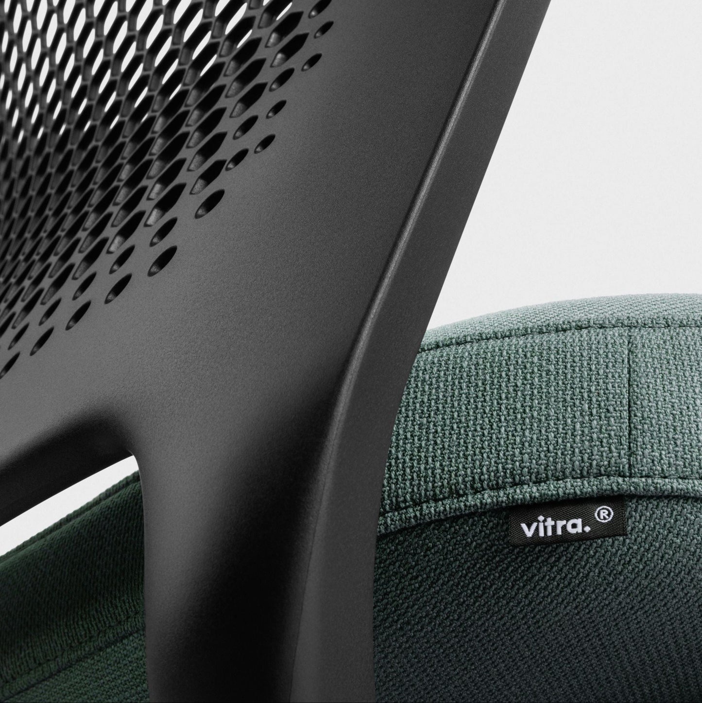 Vitra ID Air Bürostuhl gelochter patentierter Kunststoffrücken Sitzbezug Plano