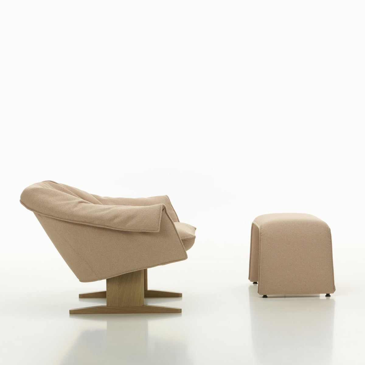 Vitra Bascule Lowback Lounge Chair Relax-Sessel niedrig einzeln