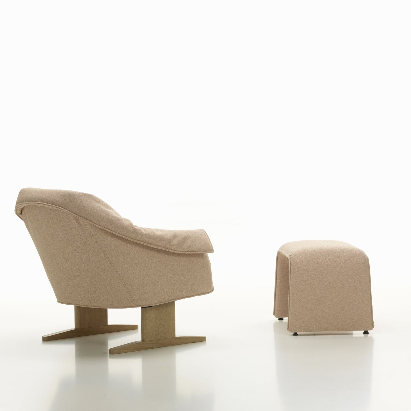 Vitra Bascule Lowback Lounge Chair Relax-Sessel niedrig einzeln