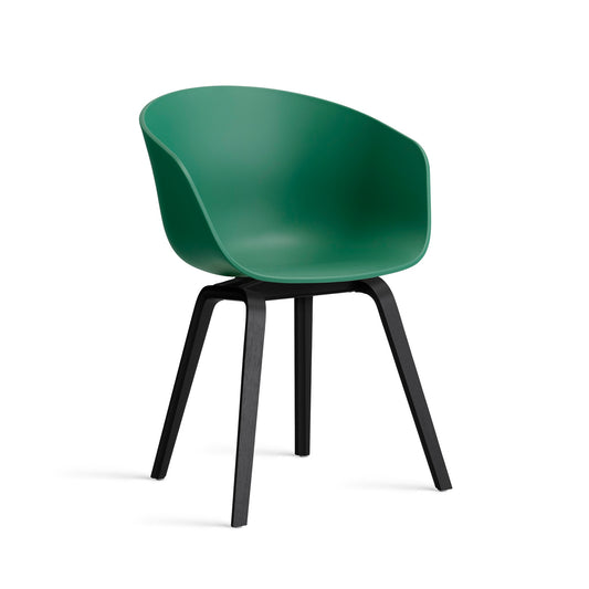 HAY About A Chair AAC 22 Armlehnstuhl Kunststoff Gestell 4-Fuß Formsperrholz