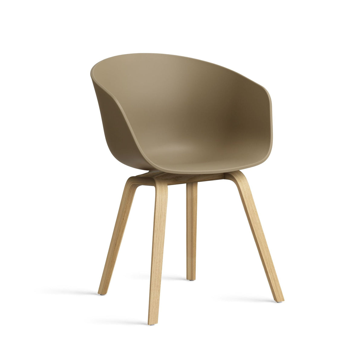 HAY About A Chair AAC 22 Armlehnstuhl Kunststoff Gestell 4-Fuß Formsperrholz
