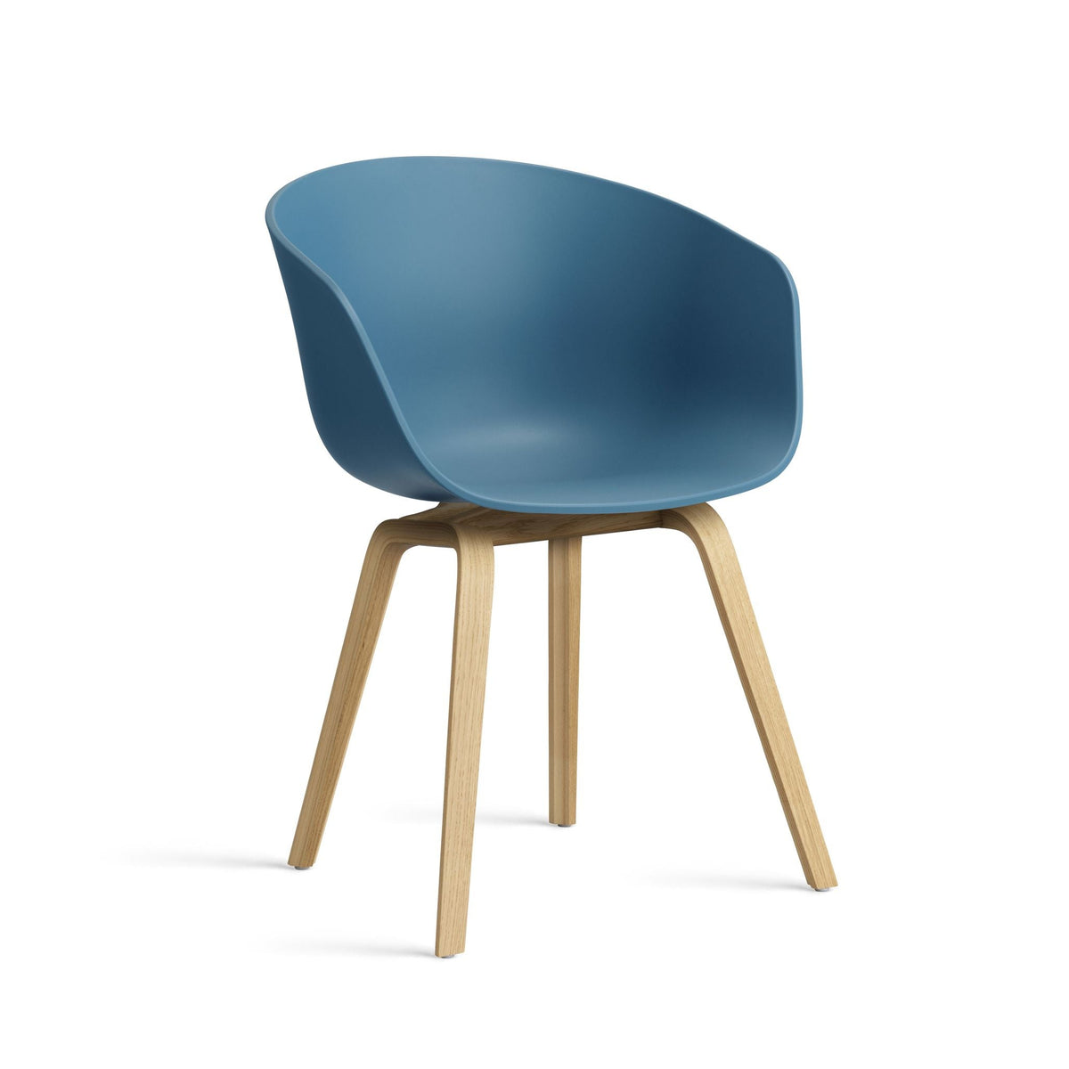 HAY About A Chair AAC 22 Armlehnstuhl Kunststoff Gestell 4-Fuß Formsperrholz