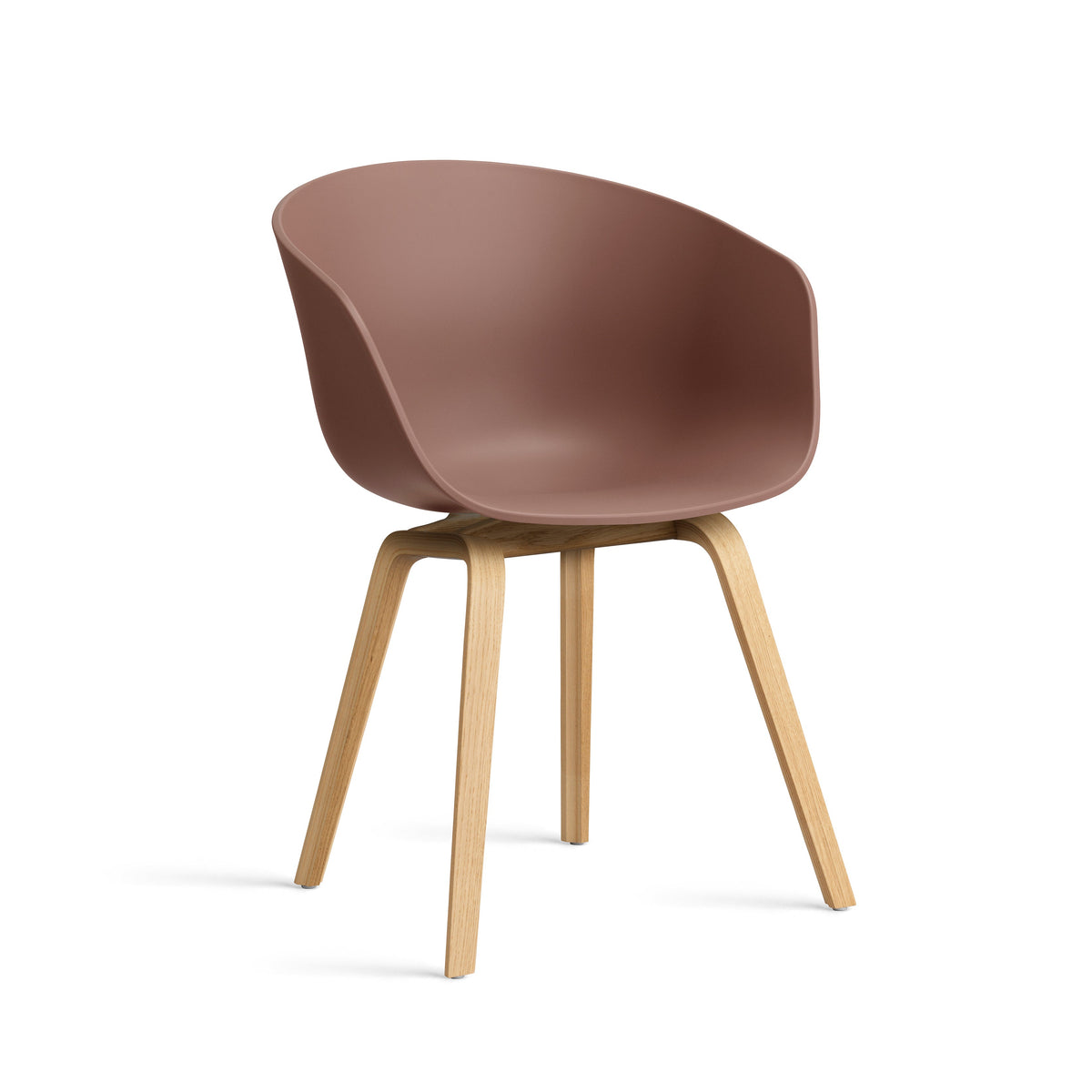 HAY About A Chair AAC 22 Armlehnstuhl Kunststoff Gestell 4-Fuß Formsperrholz