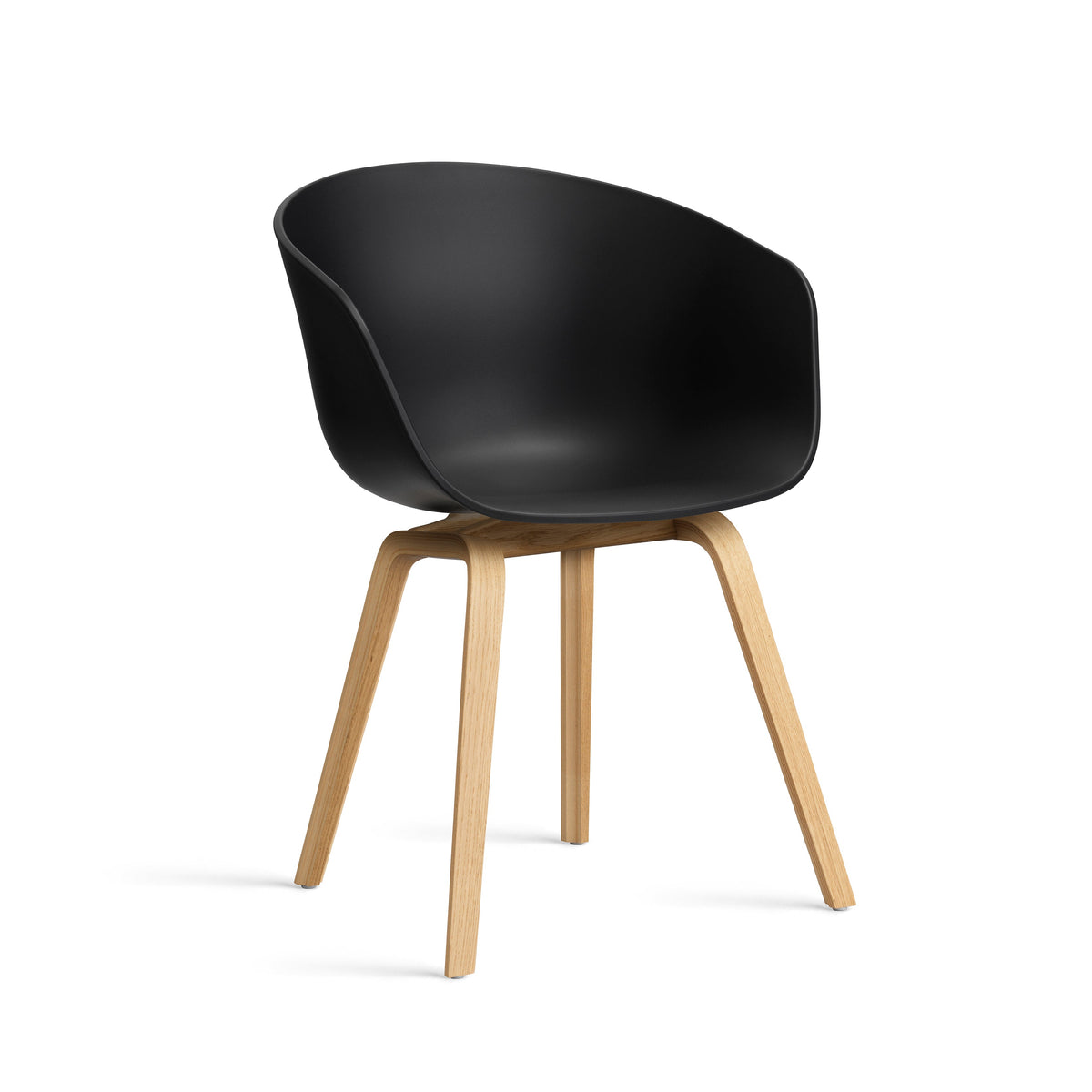 HAY About A Chair AAC 22 Armlehnstuhl Kunststoff Gestell 4-Fuß Formsperrholz