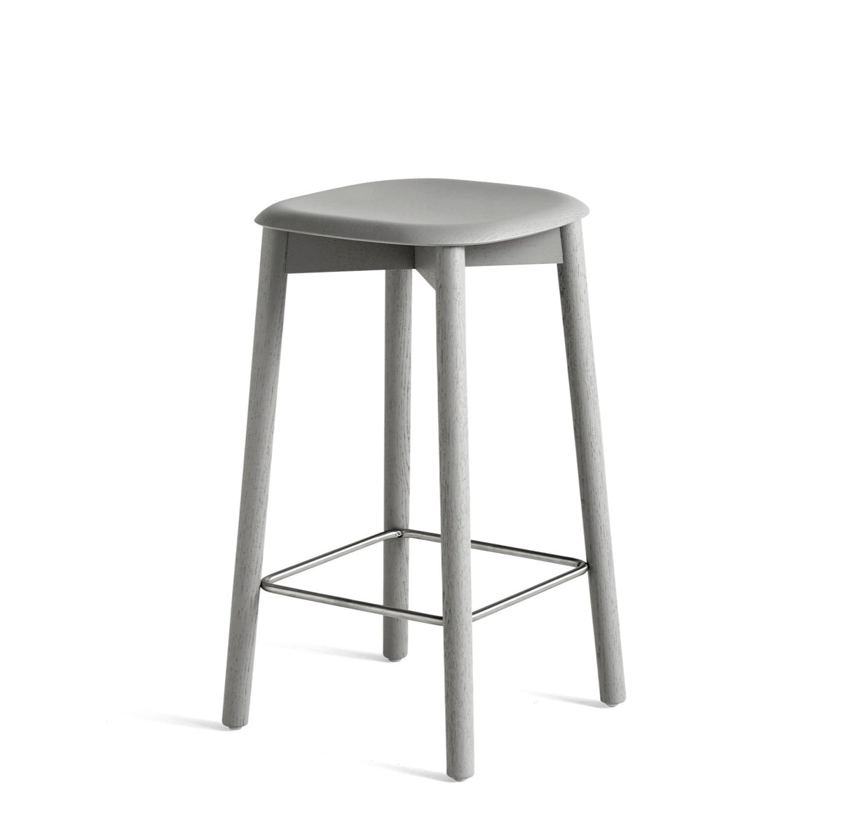 Hay Soft Edge 82 Barhocker – Sitz Sperrholz Gestell Eiche Massivholz