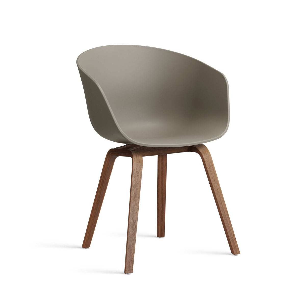 HAY About A Chair AAC 22 Armlehnstuhl Kunststoff Gestell 4-Fuß Formsperrholz