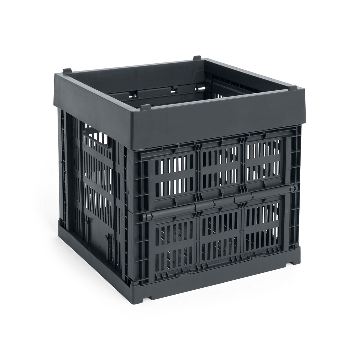 HAY Color Crate Korb Klapp-Box medium M Square Cube quadratisch würfelform Kunststoff