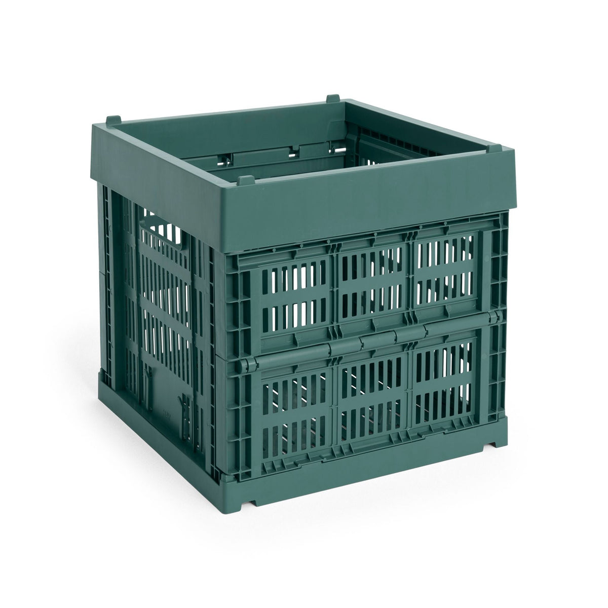 HAY Color Crate Korb Klapp-Box medium M Square Cube quadratisch würfelform Kunststoff