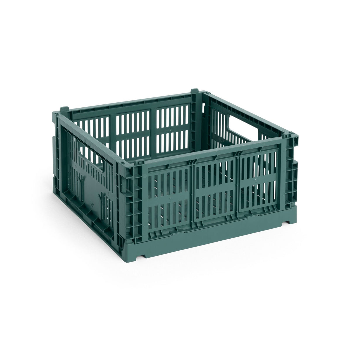 HAY Color Crate Korb Klapp-Box medium M Square quadratisch Kunststoff recycelt